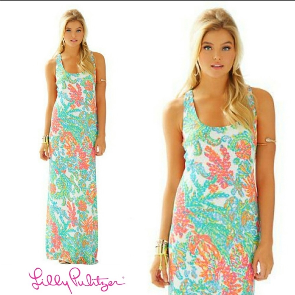 Lilly Pulitzer Resort White Casa Marina Dress XL